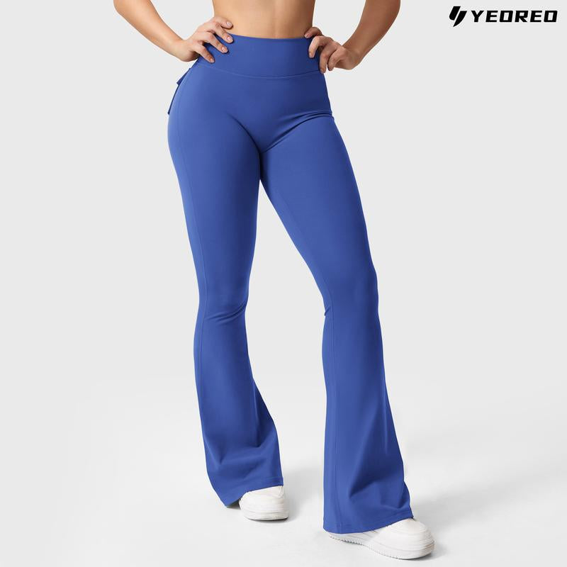 Coreflex Flare High-Waisted Scrunch Leggings with Pockets 