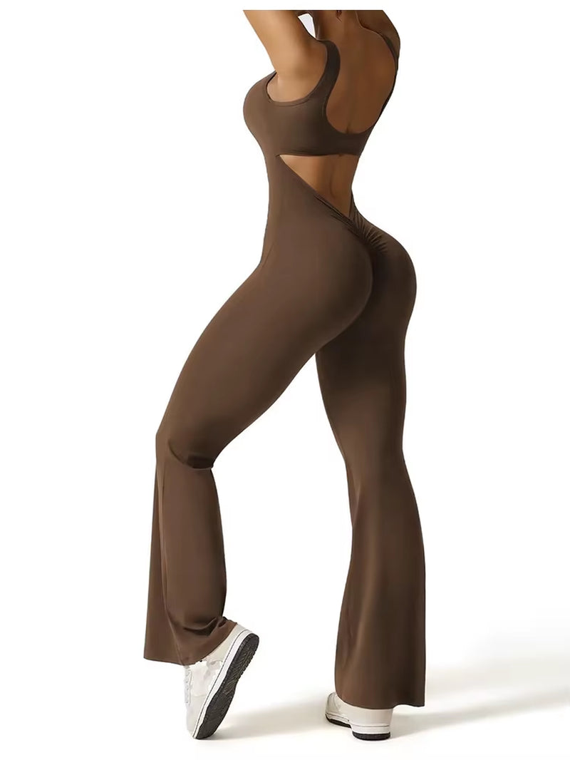 Slim Hip Lift Backless Bodysuit 