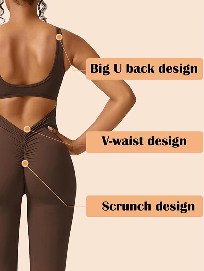 Slim Hip Lift Backless Bodysuit 